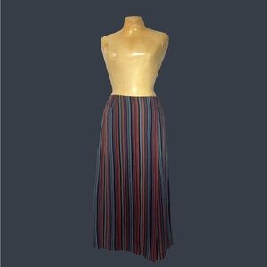 💙💜Vintage Striped Midi Skirt🧡❤️